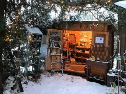 Schneetag im Lesegarten